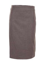 Warm Soft Brown Woolen Elegant Fashion Skirt On Lining Fashionable NEW