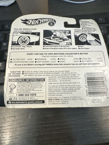 1993 Hot Wheels Exclusive Series II Snake 10497 Car - Brand New! - Picture 3 of 3