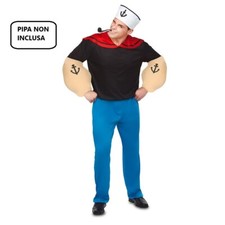KARNEVAL HALLOWEEN KOSTÜM KOSTÜM EISENARM POPEYE SAILOR MAN ERWACHSENE