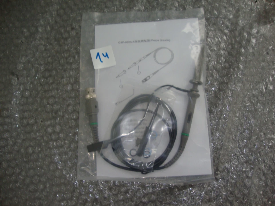 GW Instek  ≤70MHz; Attenuator:10:1/1:1; 1.2m  GTP-070A-4 Oscilloscope - Image 3 of 3