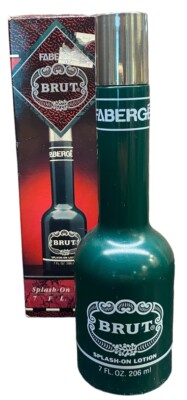 Vtg NOS Brut Classic Faberge Splash on Lotion 7 fl.oz. Plastic Bottle USA