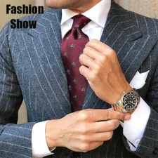 2018 New Arrival Men's Ties Dinosaur Pattern Red Mens Wedding Neckties