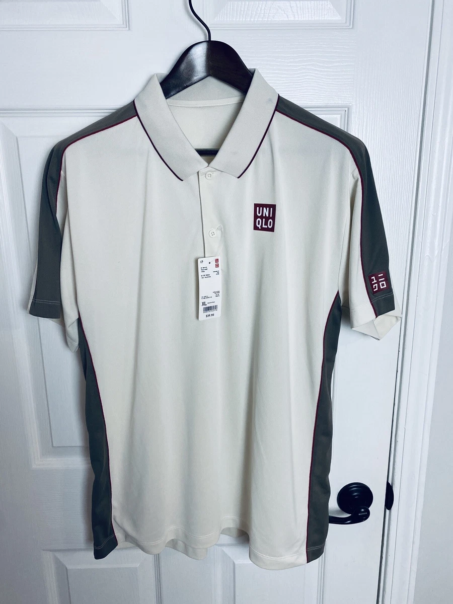 Uniqlo Roger Federer RF 2019 French Open Tennis Polo Shirt XL NWT Nike Nadal