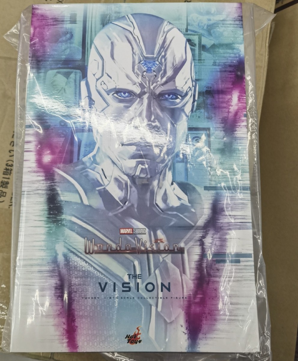 Hot Toys Marvel Vision Wandavision White 1/6 Scale Figure TMS054