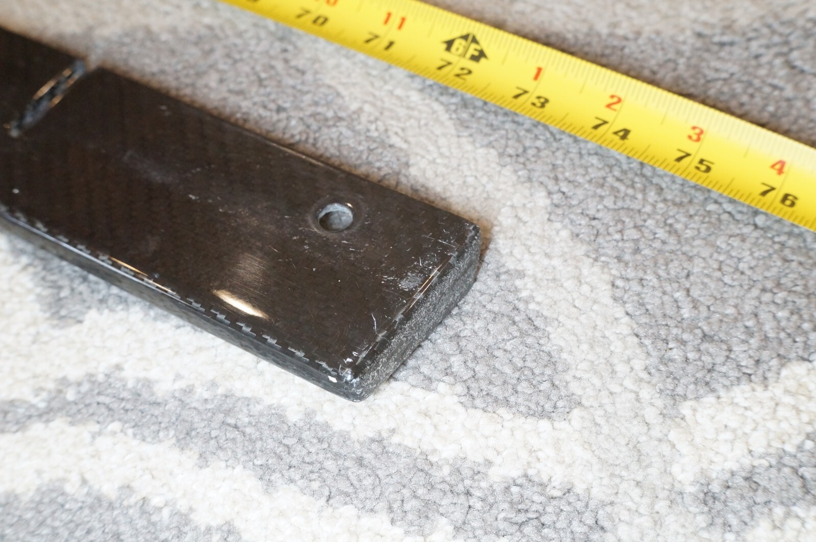 OEM LAMBORGHINI GALLARDO ROCKER LIP RIGHT PASSENGER SIDE CARBOTECH CARBON FIBER
