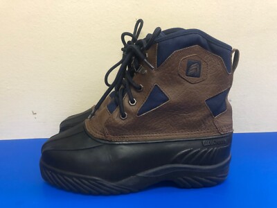 Lacrosse Men Brown/Navy Leather Duck Boots Size US 7 $_57.PNG?set_id=880000500F main image 2