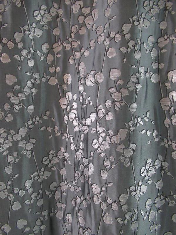 Giacca Vintage Dipinta Pony Metallica A Fiori Donna M Manica 3 4 Grigia