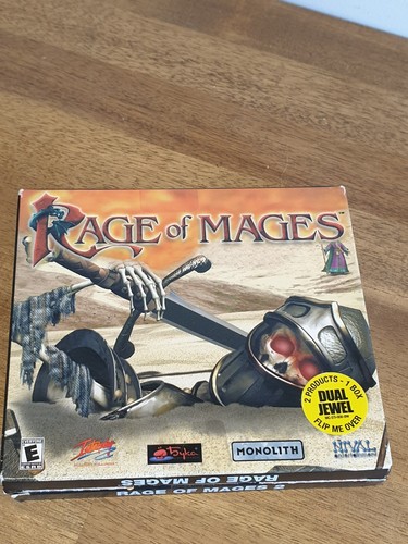 Raro gioco PC vintage Rage of Mages I 1 e II 2 - Flip box - 1999 nuovo sigillato - Foto 9 di 9