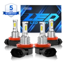 For Nissan Kicks 2017-2023 Combo LED Car Headlight Bulbs High Low Beam Kit 4pc