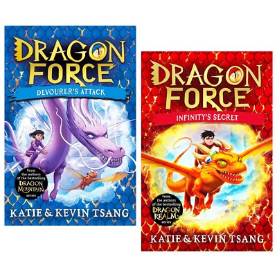 Dragon Force Series by Katie Tsang and Kevin Tsang 2 Books Set - Ages 8+ - PB