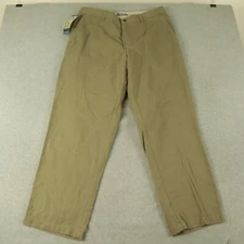 Columbia Pants Mens 36 ROC Rugged Outdoor Chino Canvas Flat Front Tan Khaki NWT