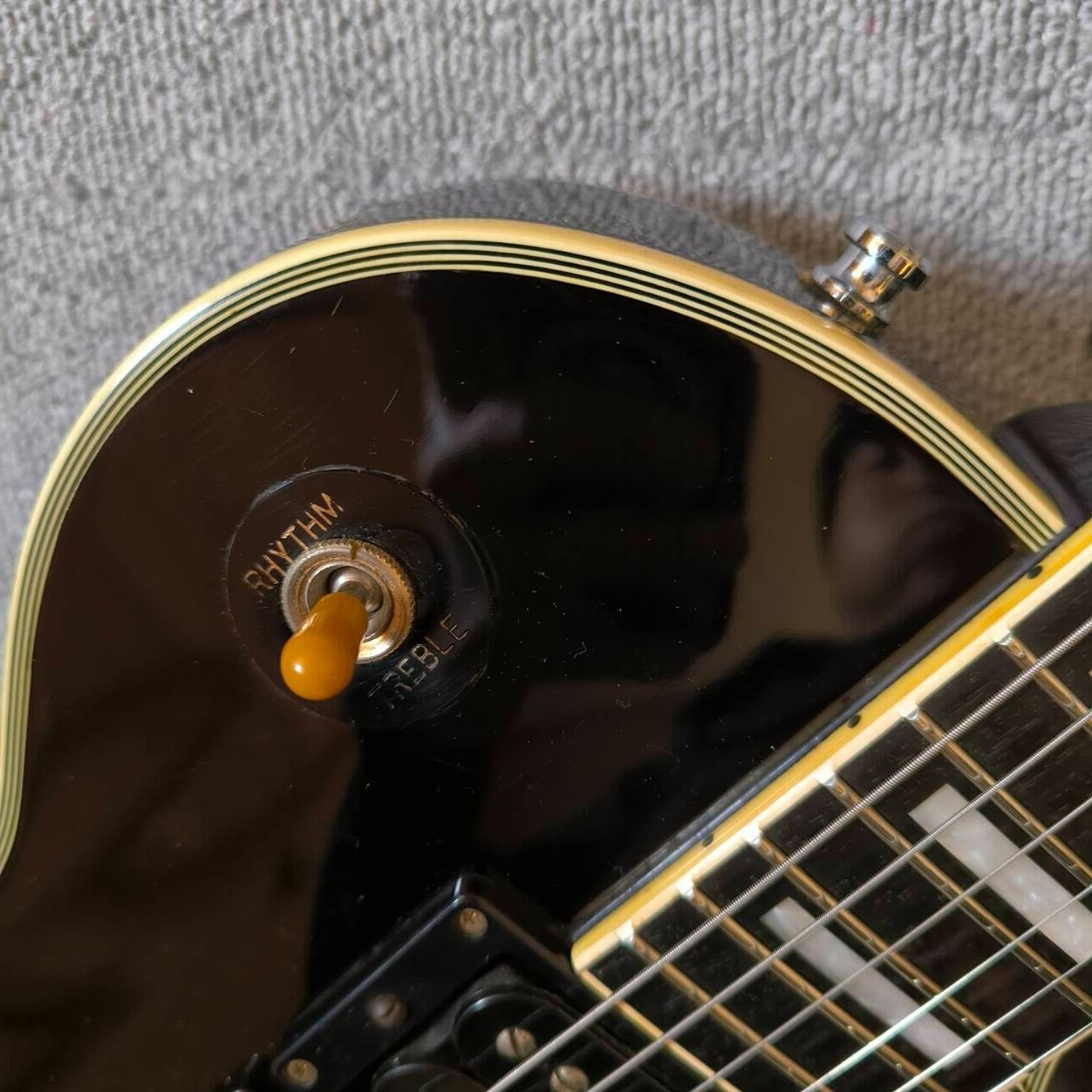 Burny Les Paul Custom Black 3PU RLC-75 Randy Rhoads MOD Made Burny Les Paul Custom Black 3PU RLC-75 Randy Rhoads MOD Made