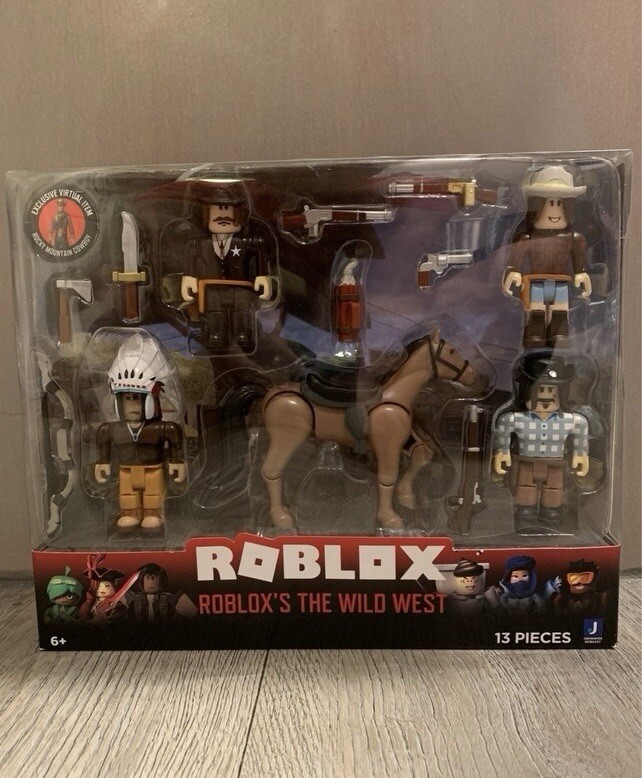 Roblox- Roblox's The Wild West Figure Playset 13 Pcs NEW