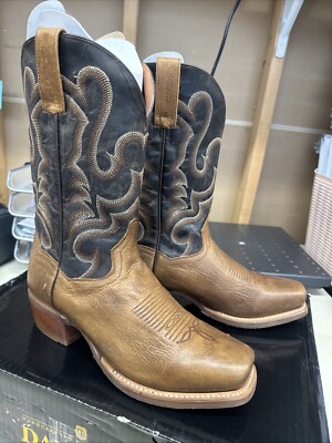 Dan Post DP3393 Mens 10D Brown Richland Square Toe Casual Mid Calf Boots