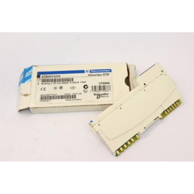 Telemecanique 379966 STBACI1225 Analog C IN 2ch Basic 4-20mA Open Box (B214)