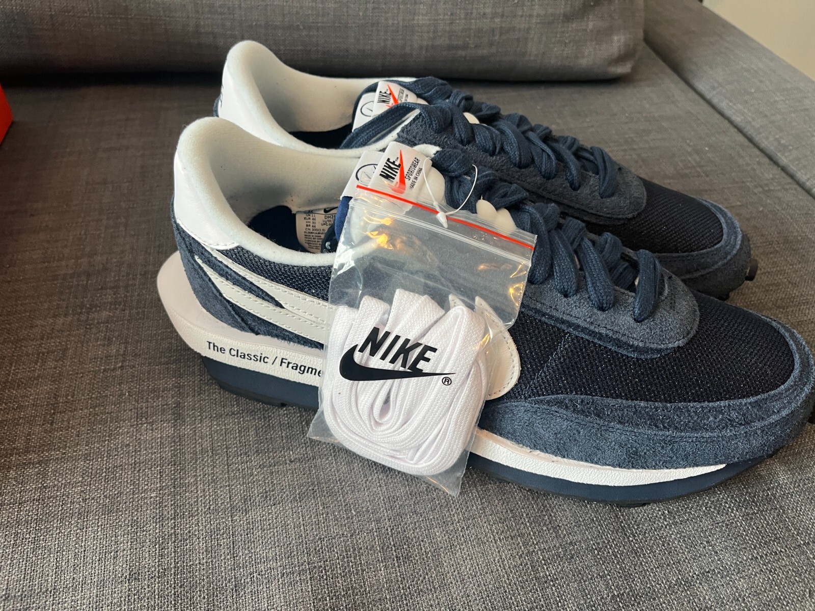 SACAI X NIKE Nike LD Waffle Sacai X Fragment "Blue Void" DH2684 400 spedizione a mano ASAP