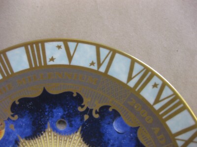 Royal Worcester Millennium 2000AD Limited Edition Plate ~ Fine