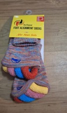 The Original Foot Alignment Socks NEW Multi Color Helps Improve Foot Pain Medium