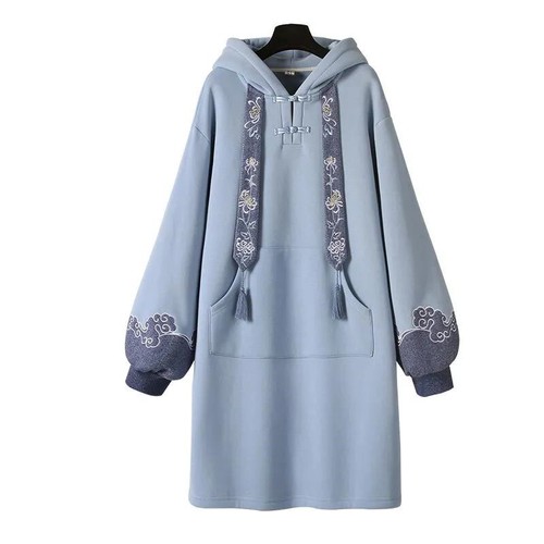 Women Japanese Long Pullover Kawaii Girl Hooded Dress Jumper Sweatshirt - Imagen 13 de 15