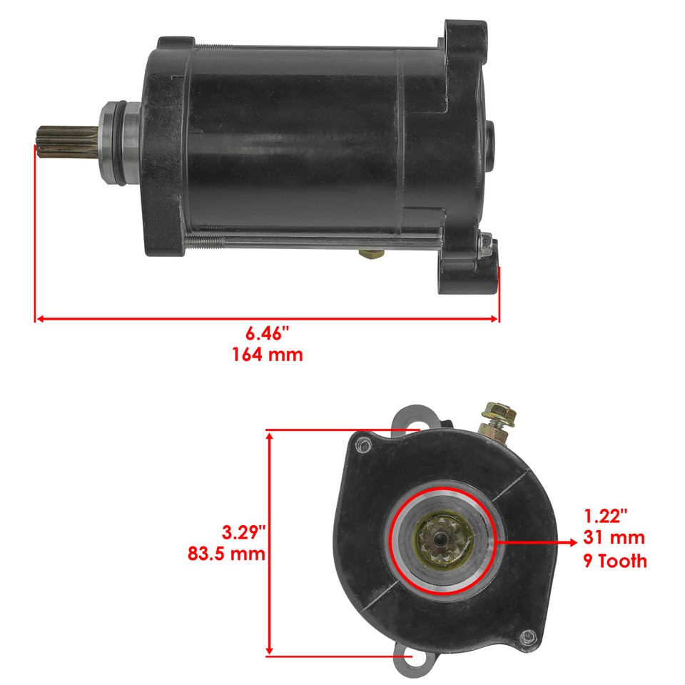 New Starter & Solenoid Relay For Yamaha WR650 Wave Runner LX 1990-1993 650cc - Caltric 7 thumbnail image