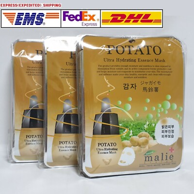 30pcs Malie POTATO Face Mask Packs Sheet 25g Moisturizing Whitening EXPRESS SHIP