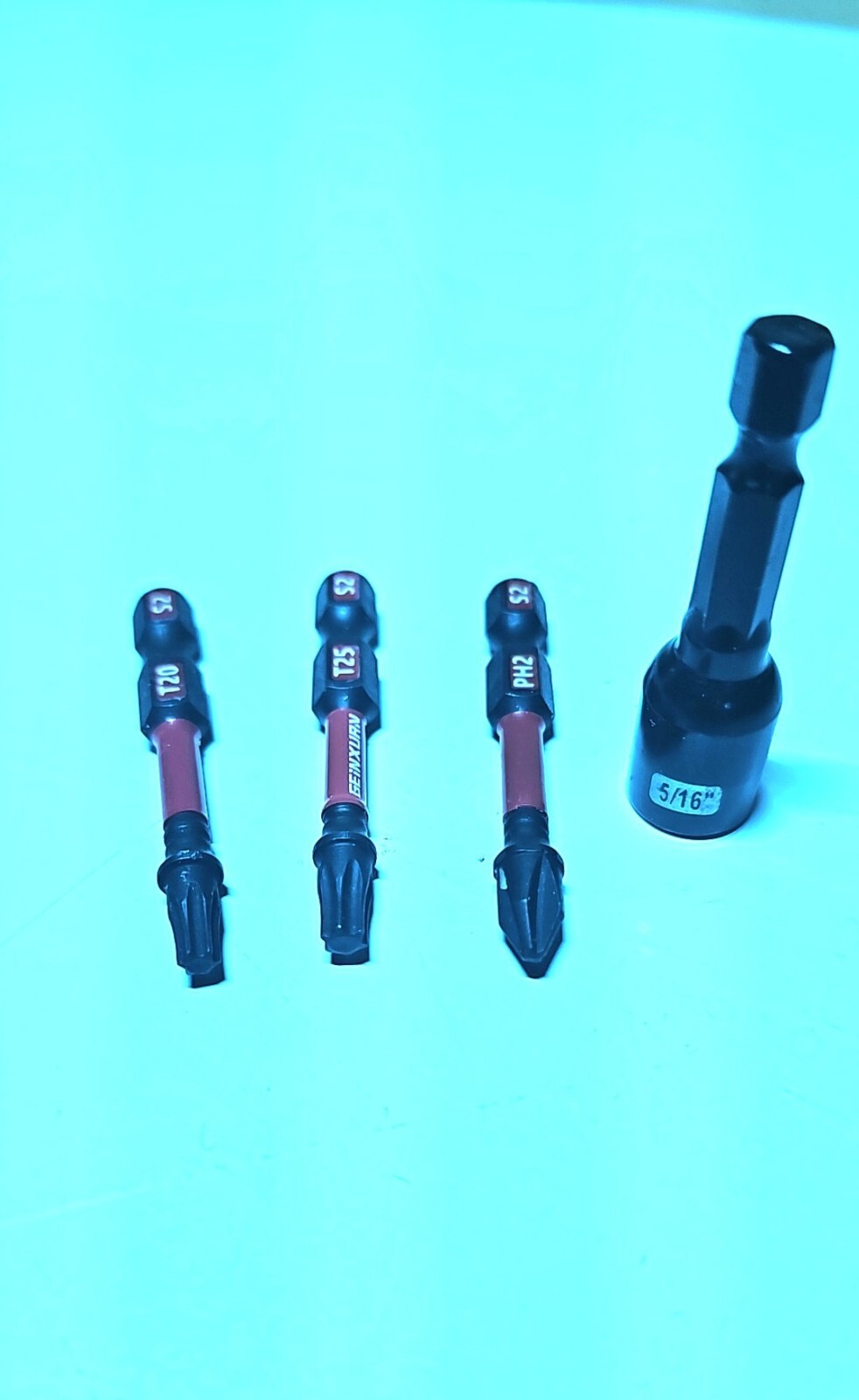 Great Gift for the DIY'er. Drill Daddy Driver Bit Holder with 4 drive bits