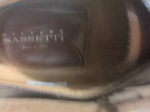 Silvano Sassetti Brown Oxford Made In Italy Leather Shoes Size 9 - 第 5/7 張圖片