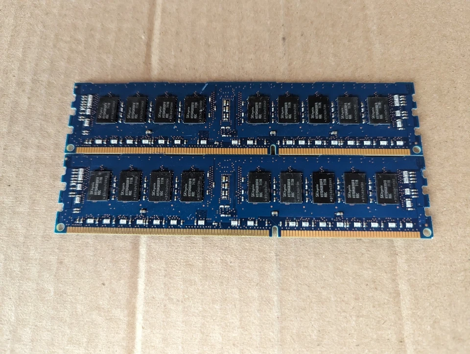 LOT 2 HYNIX HMT41GR7DFR8C-RD 8GB 2RX8 PC3-14900R DDR3 1866MHZ ECC RAM I5-3(5) - Image 2 of 2