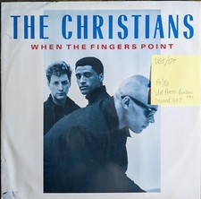 The Christians ‎When The Fingers Point Vinyl Record VG+/G+ ‎12IS 335 1987