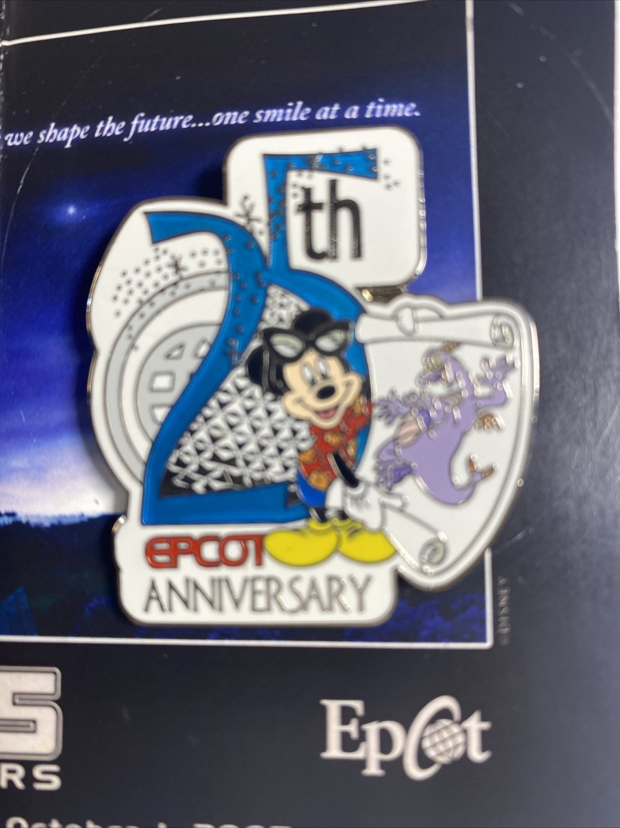 Disney Pin 57527 WDW Cast Exclusive Epcot 25th Anniversary Mickey