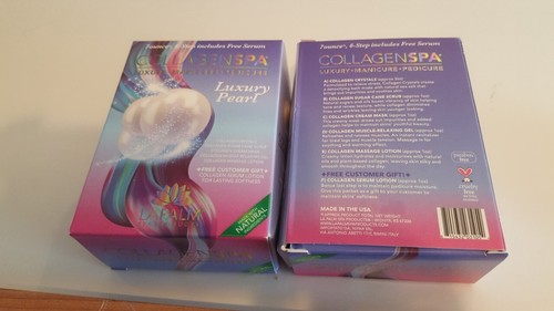 2 Sets Collagen Spa Manicure Pedicure Kit with bubble - Picture 5 of 10