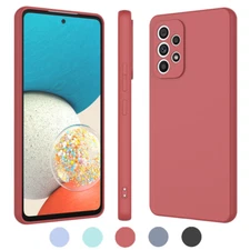 For Samsung Galaxy A53 5G Phone Case Slim Liquid Silicone Soft Cute Cover Shell