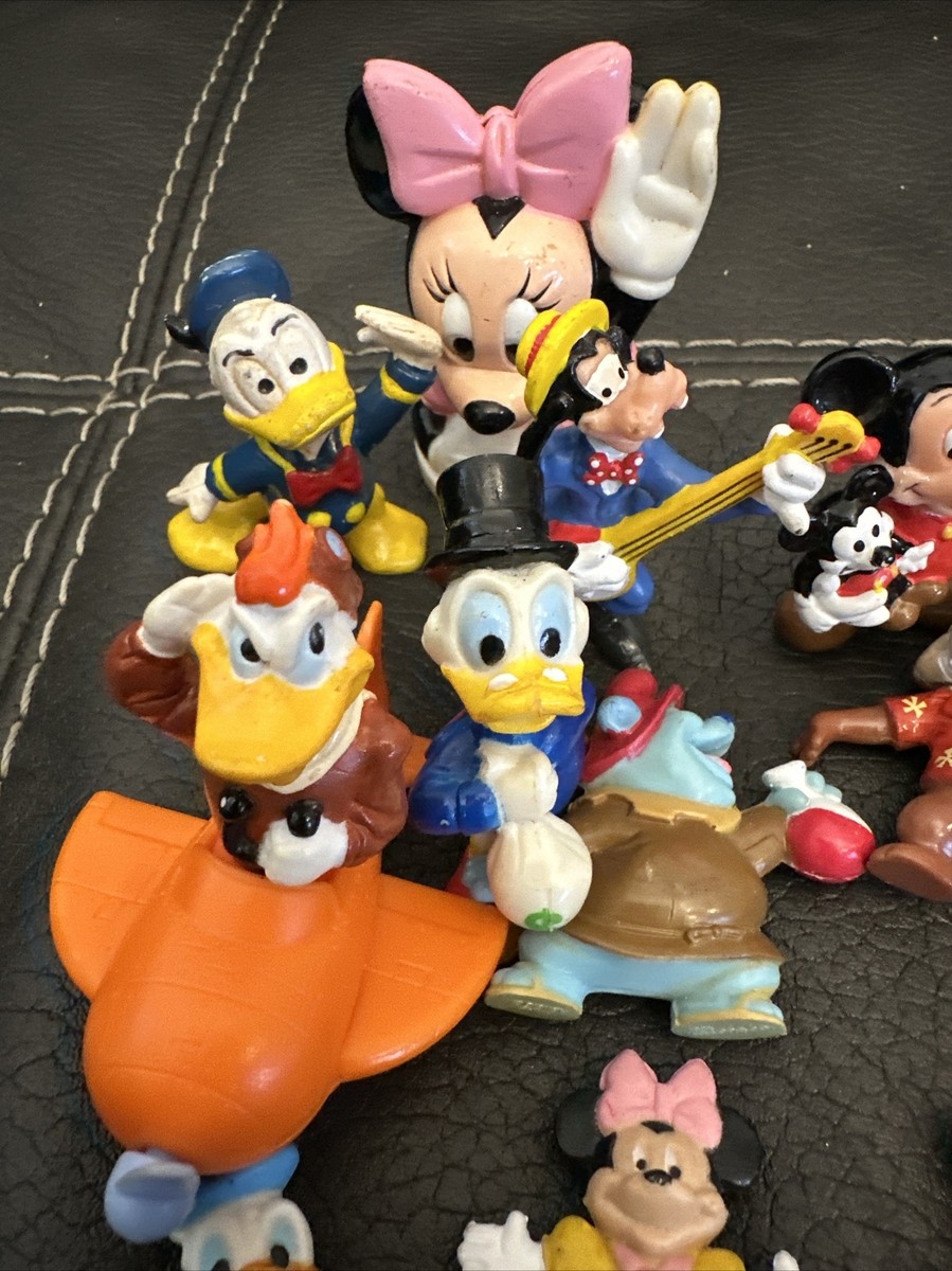 Lot of 17 Vintage Miniature Disney Figures Mickey Mouse