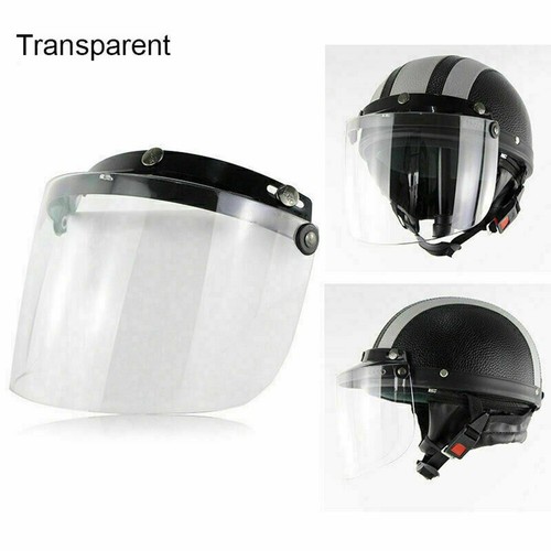 High Definition Visor Lens for 3Snap Leather Helmet Protects from Wind