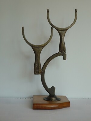 Original Kunst Metall Stahl Skulptur Glaube von David Cook