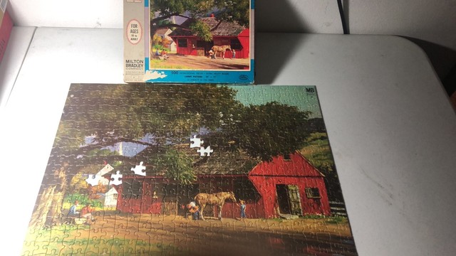 Vintage Whitman Guild 500 Piece Jigsaw Puzzle 4615 37 The Village