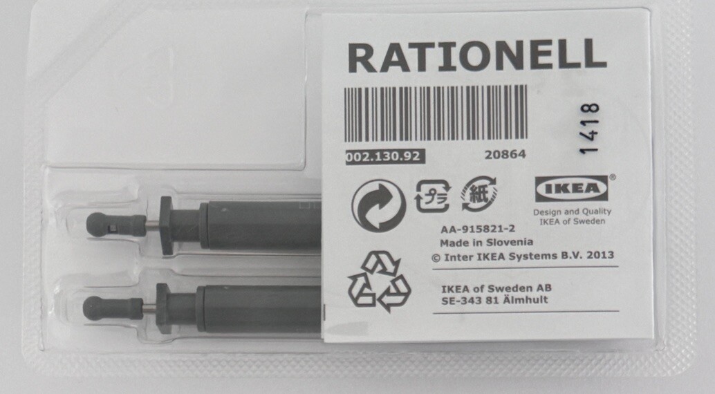 IKEA デトルフ IKEA Rationell Dämpfer schubladen dämpfer 002.130.92 NEU OVP | eBay