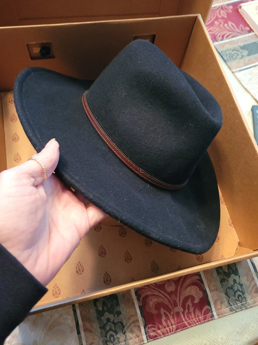 STETSON Unisex Bozeman Wool Felt Outdoor Hat w Pinch Front Crown