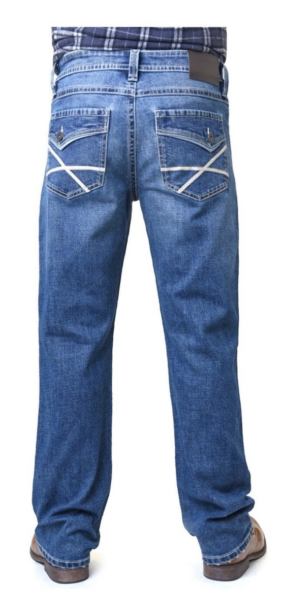 With Tags TK Axel Slim Boot Cut Stretch Men`s Blue Jeans With Tags TK Axel Slim Boot Cut Stretch Men`s Blue Jeans
