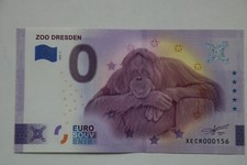 BANKNOT 0 EURO " ZOO DRESDEN " 2023-2
