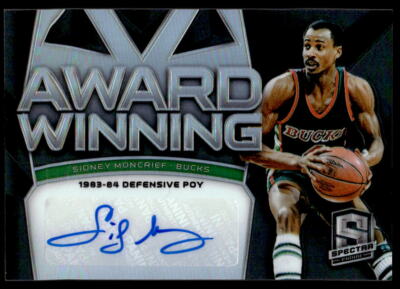 2018-19 Panini Spectra #AW-SMC Sidney Moncrief BASKETBALL Bucks