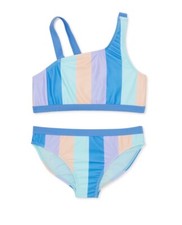 NWT Wonder Nation Girl Bikini, 2-Piece, UPF 50, Size XS 4/5 