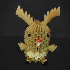 3D Origami Rudolf- Self Build Kit