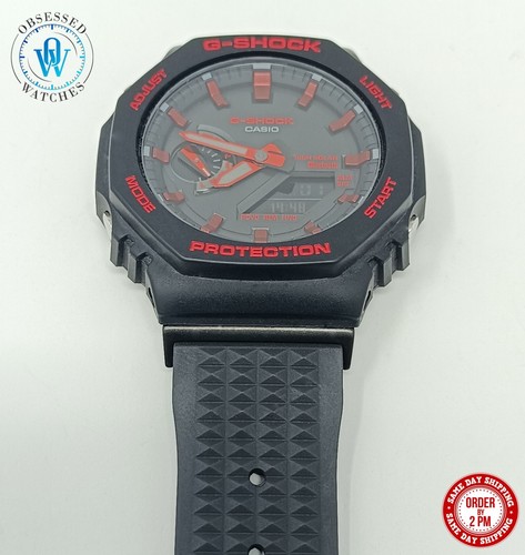 Premium Casio G Shock 16 mm auf 22 mm schwarz Metall Armband Adapter für GA2100 GA-2100