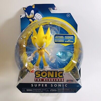 Sonic the Hedgehog - Super Sonic with Chaos Emerald 4 Action Figure