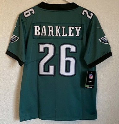 YOUTH PHILADELPHIA EAGLES Saquon Barkley #26 Stitched Jersey SZ L (14/16) NWT  