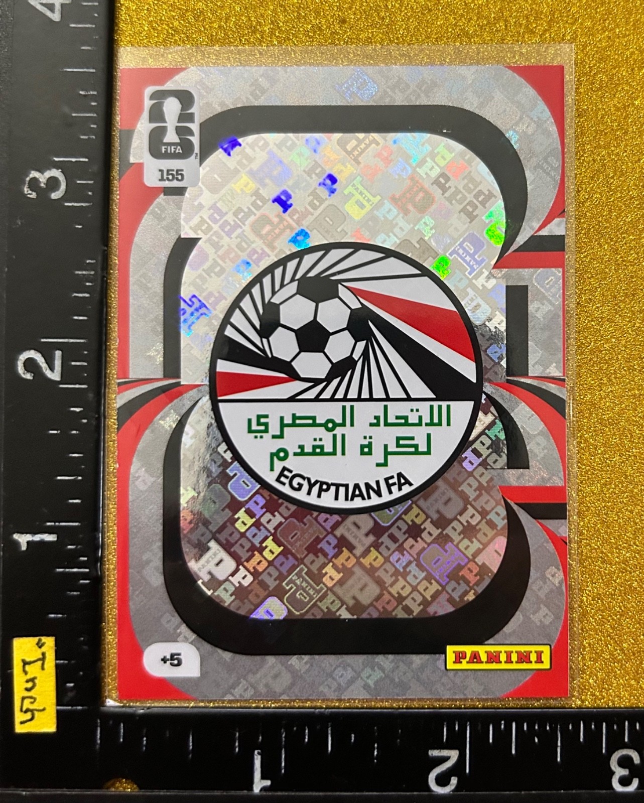 PANINI ADRENALYN XL FIFA WORLD CUP 2026, EGYPT TEAM CREST, CARD#155