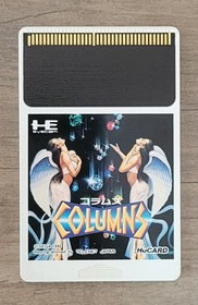 Columns PC Engine (Japan Import) HuCard W/Case & Manual US Seller