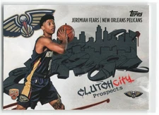 2025-26 Topps Flagship Jeremiah Fears #CC-7 Clutch City Prospects (RC)