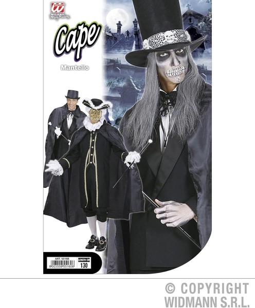 "Umhang \"Black Cape\" Fasching Karneval Halloween Mottoparty KostüMparty - ..."-image